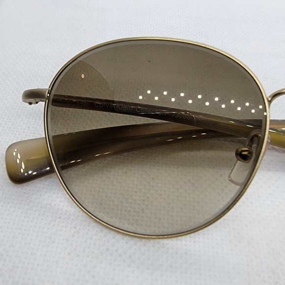 CALVIN KLEIN COLLECTION 7306S 533 Gold Sunglasses